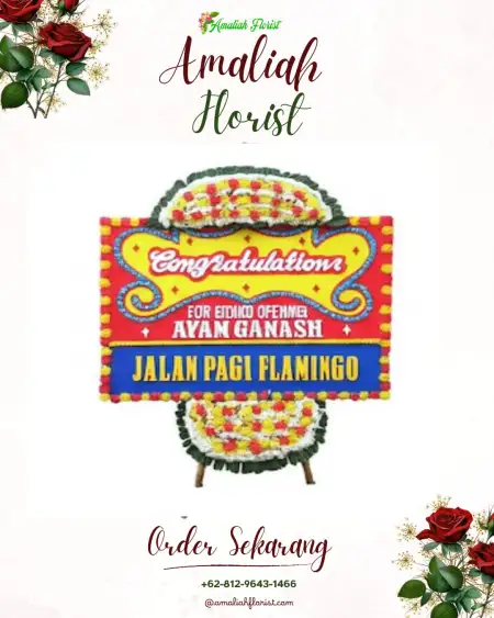 Sewa Papan Bunga Sawah Brebes